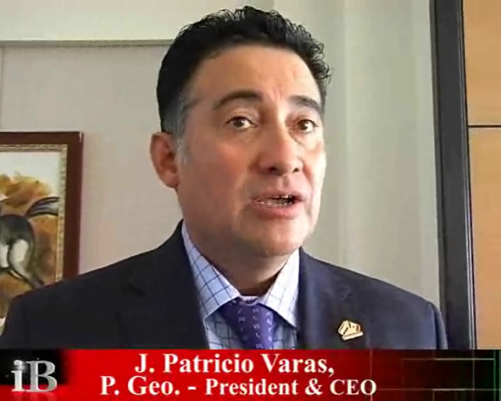 J Patricio Varas, P.Geo., President & CEO